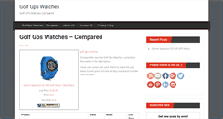 Desktop Screenshot of golfgpswatch.net